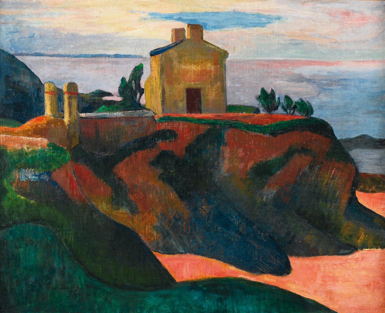 Das Haus von Pan-du von Paul Gauguin