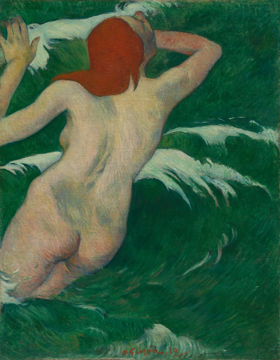 In den Wellen (Dans les Vagues) von Paul Gauguin