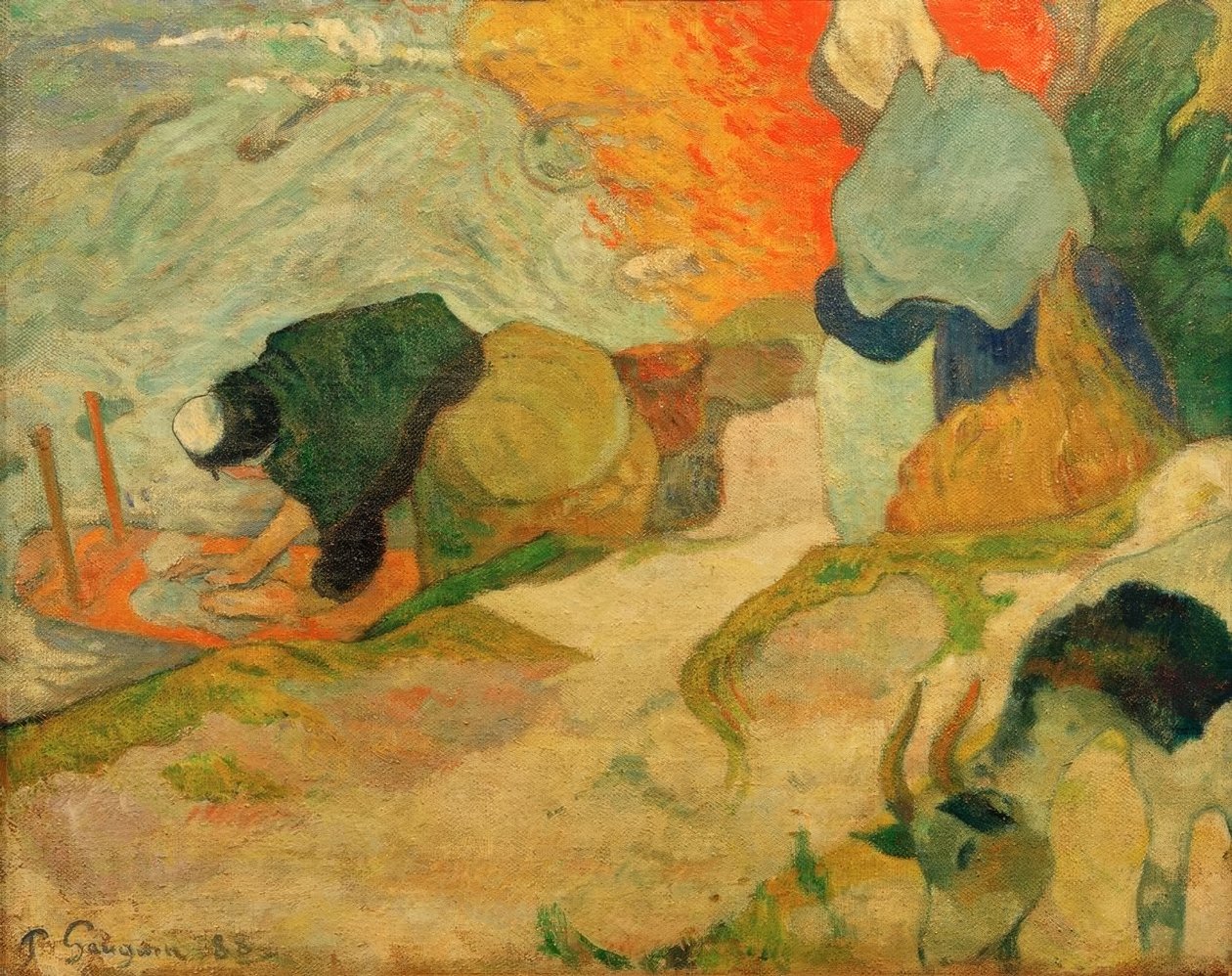 Wäscherinnen in Arles von Paul Gauguin