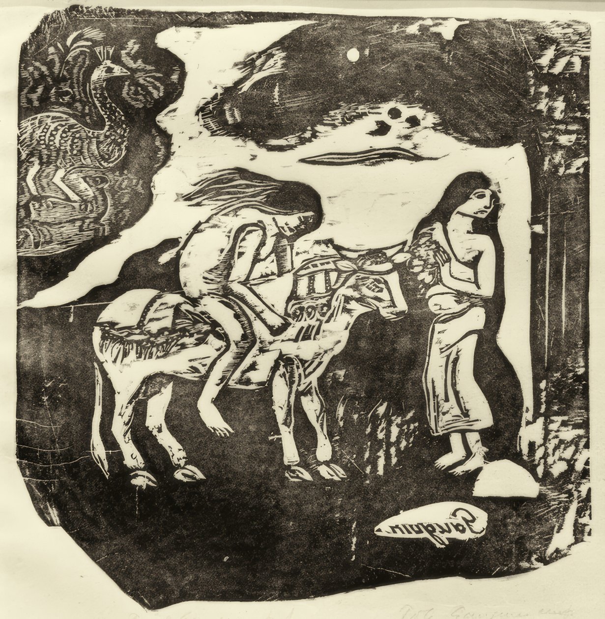 Die Entführung Europas von Paul Gauguin