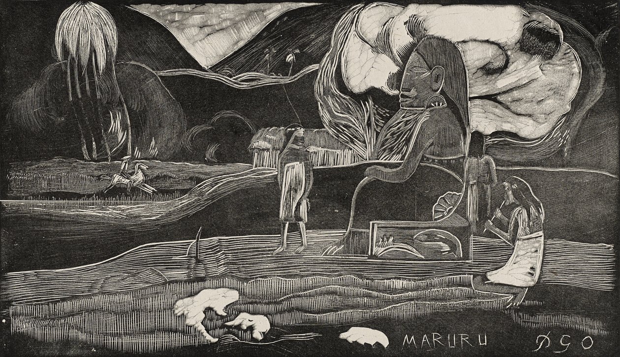 Maruru (Dankesgaben) von Paul Gauguin