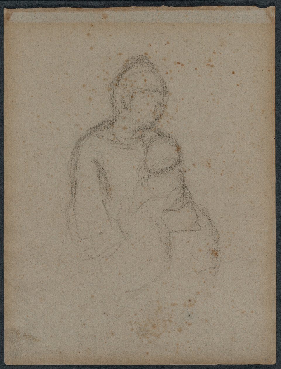 Mutter und Kind recto, 1870er Jahre von Paul Gauguin