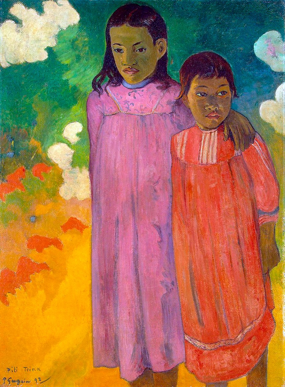 Piti Tiena, zwei Schwestern von Paul Gauguin