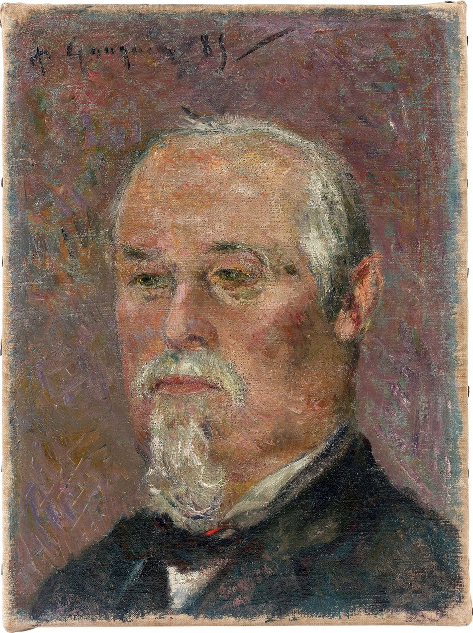 Porträt von Philibert Favre, 1885 von Paul Gauguin