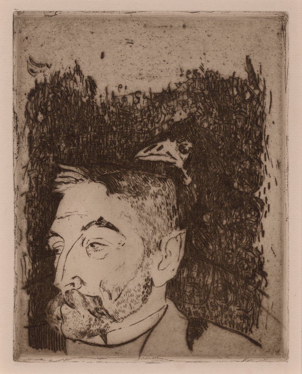 Porträt von Stéphane Mallarmé von Paul Gauguin