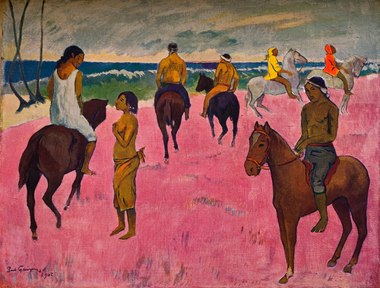 Reiter am Strand, 1902 von Paul Gauguin