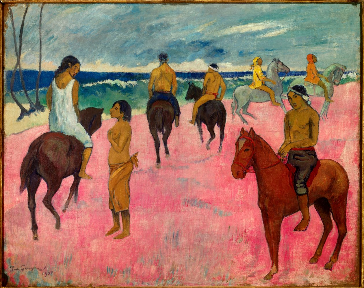 Reiter am Strand, 1902 von Paul Gauguin