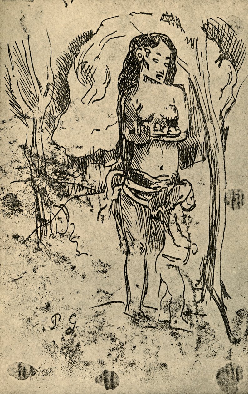 Skizze, 1936 von Paul Gauguin