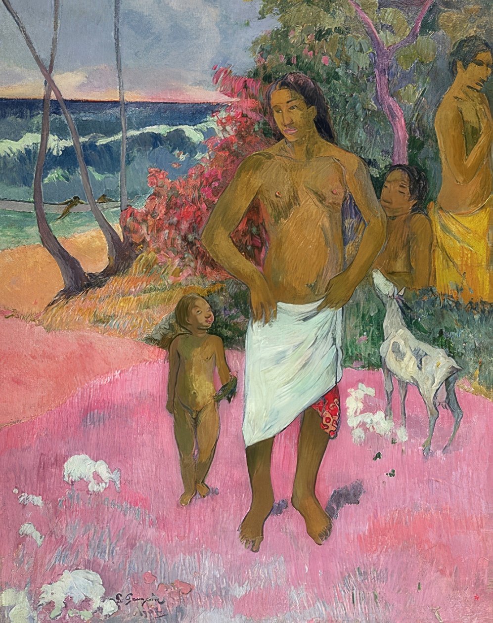 Spaziergang am Meer von Paul Gauguin