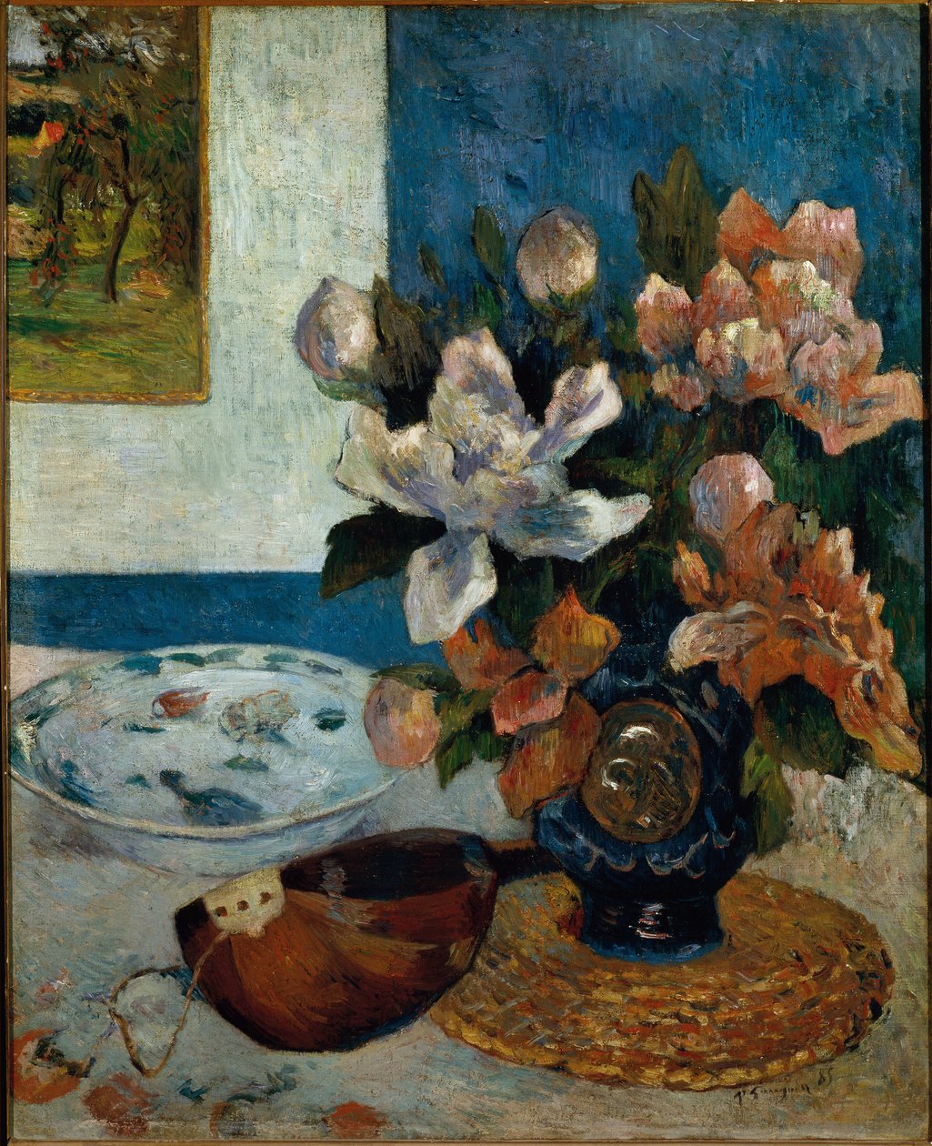 Stillleben mit Mandoline von Paul Gauguin