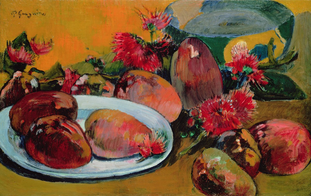 Stillleben mit Mangos von Paul Gauguin