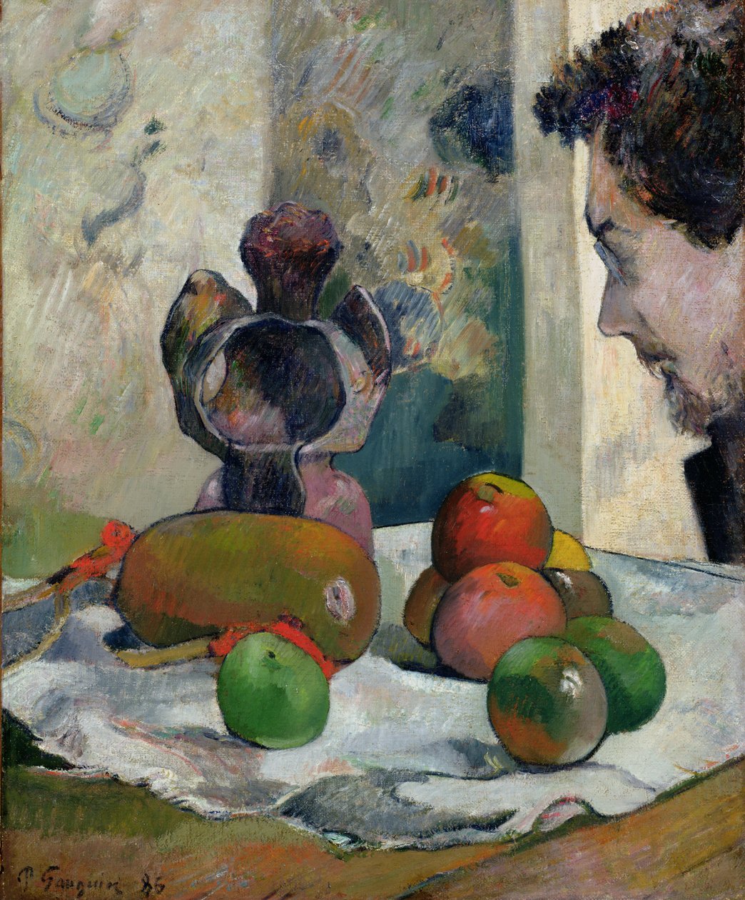 Stillleben mit Profil von Laval von Paul Gauguin