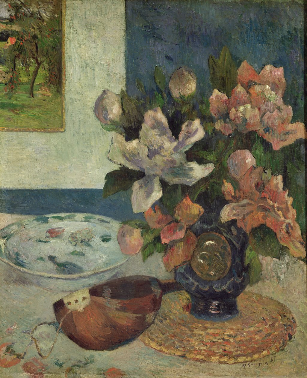 Stillleben mit Mandoline von Paul Gauguin