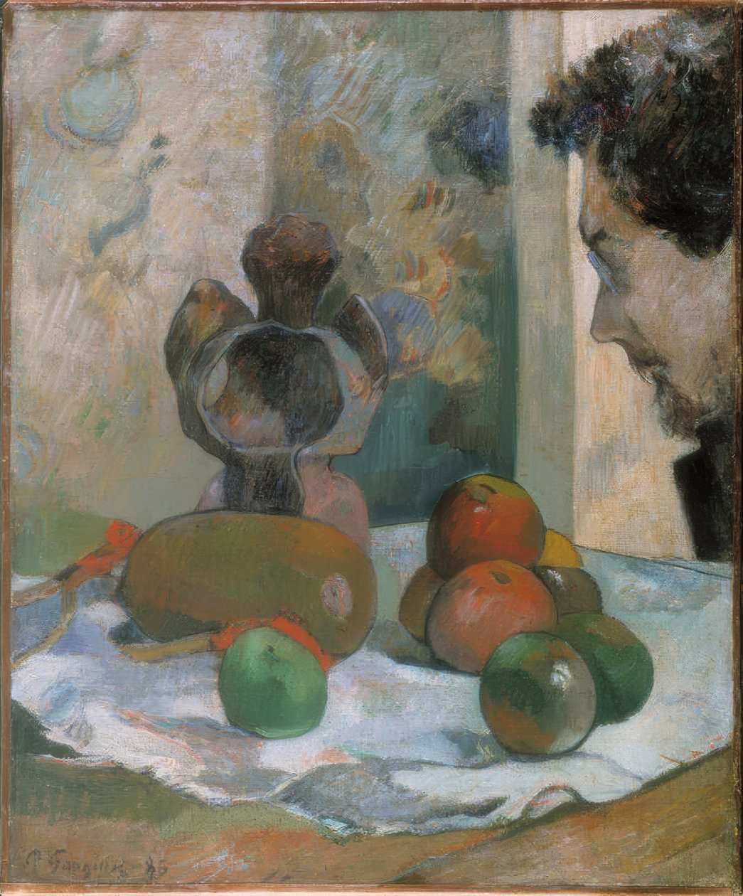 Stillleben mit Profil von Laval von Paul Gauguin
