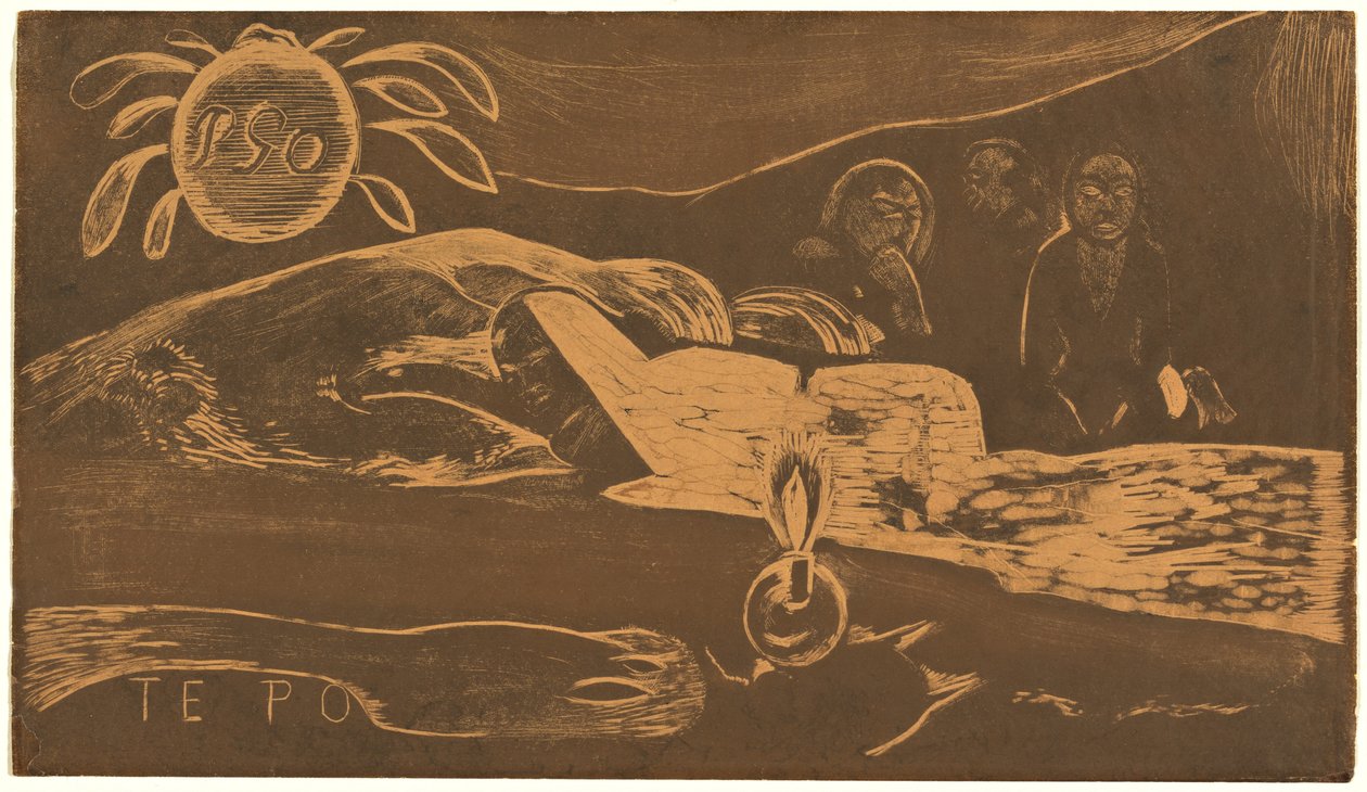 Te Po (Die lange Nacht) von Paul Gauguin