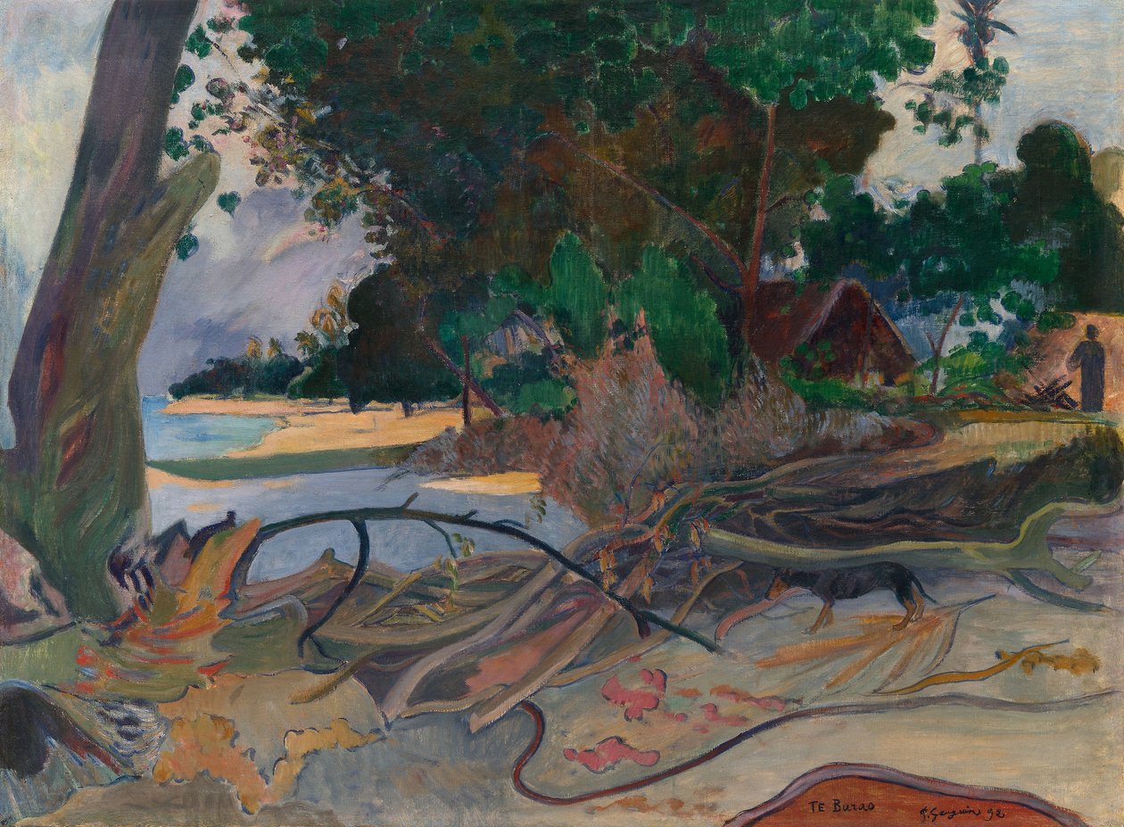 Te burao (Der Hibiskusbaum) von Paul Gauguin