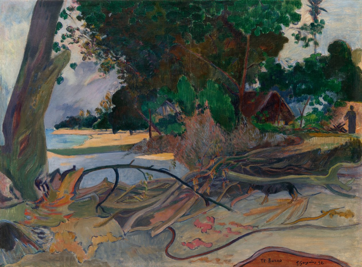 Te burao (Der Hibiskusbaum) von Paul Gauguin