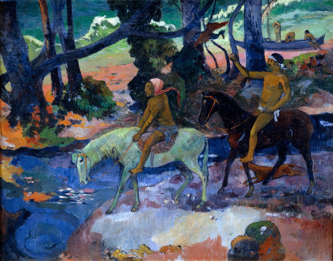Die Furt von Paul Gauguin