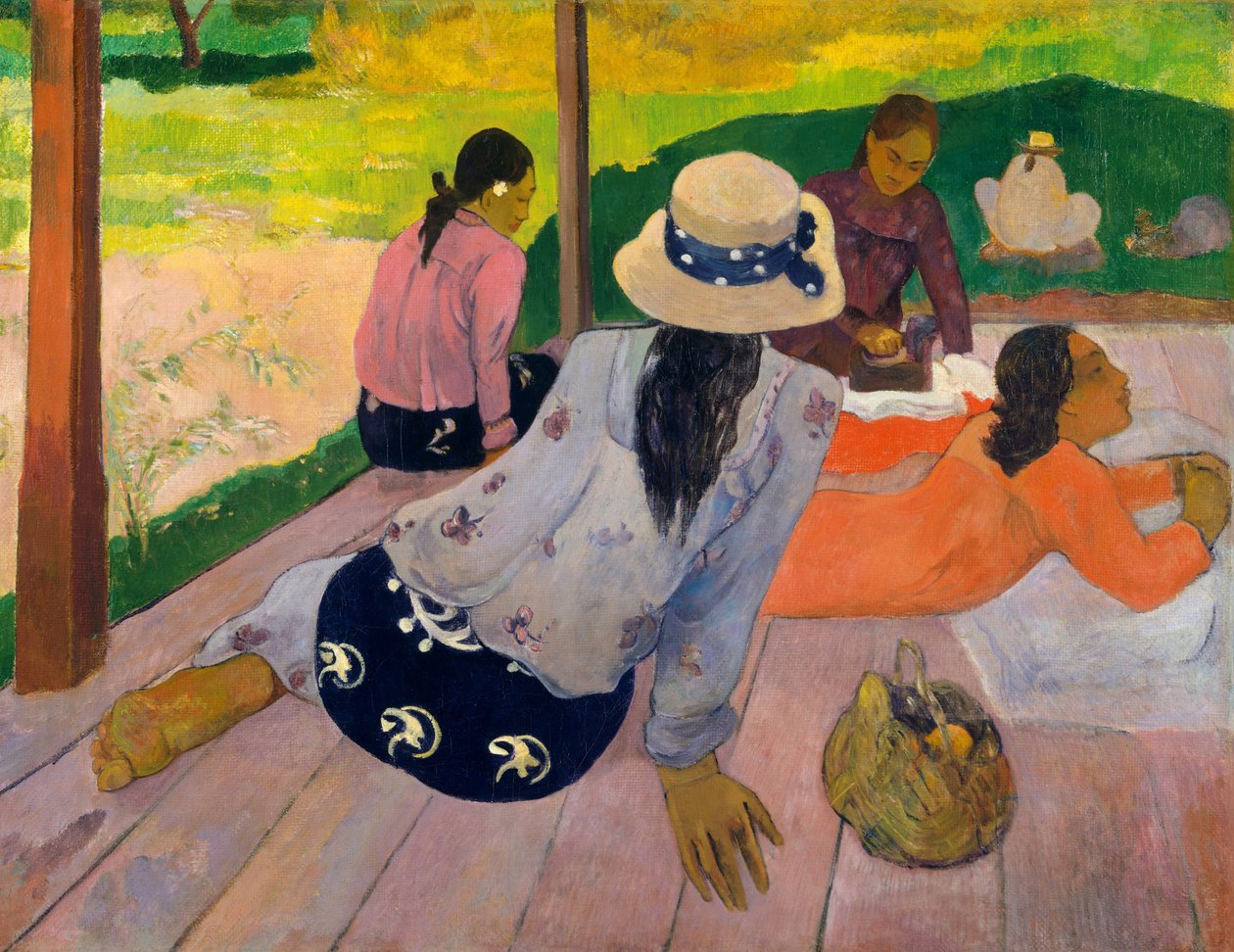 Die Siesta, ca. 1892-94 von Paul Gauguin