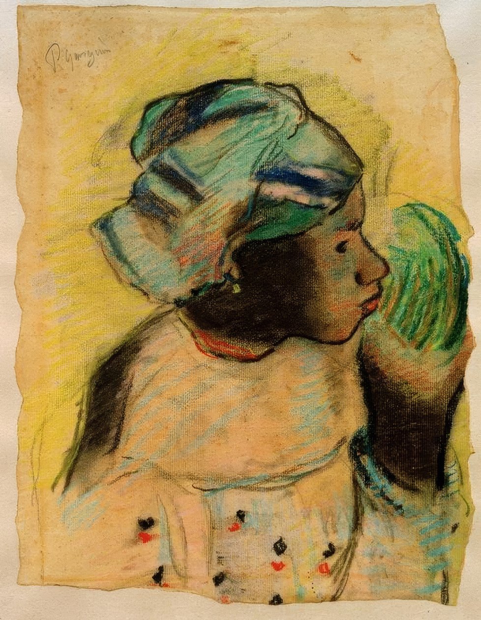 Frauenkopf, Martinique von Paul Gauguin