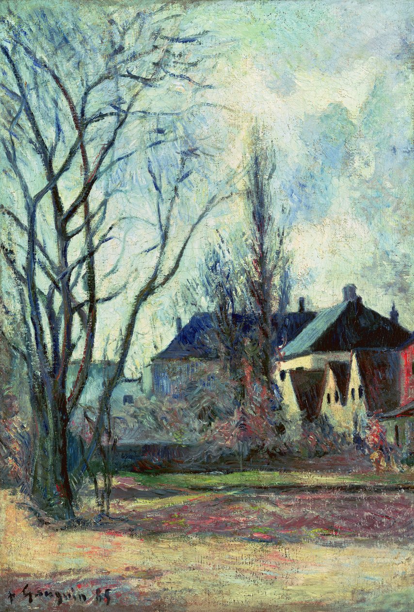 Winterlandschaft in Kopenhagen, 1885 von Paul Gauguin