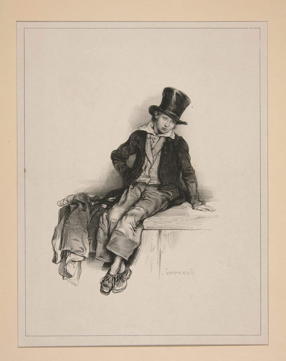 Studie von Paul Gavarni