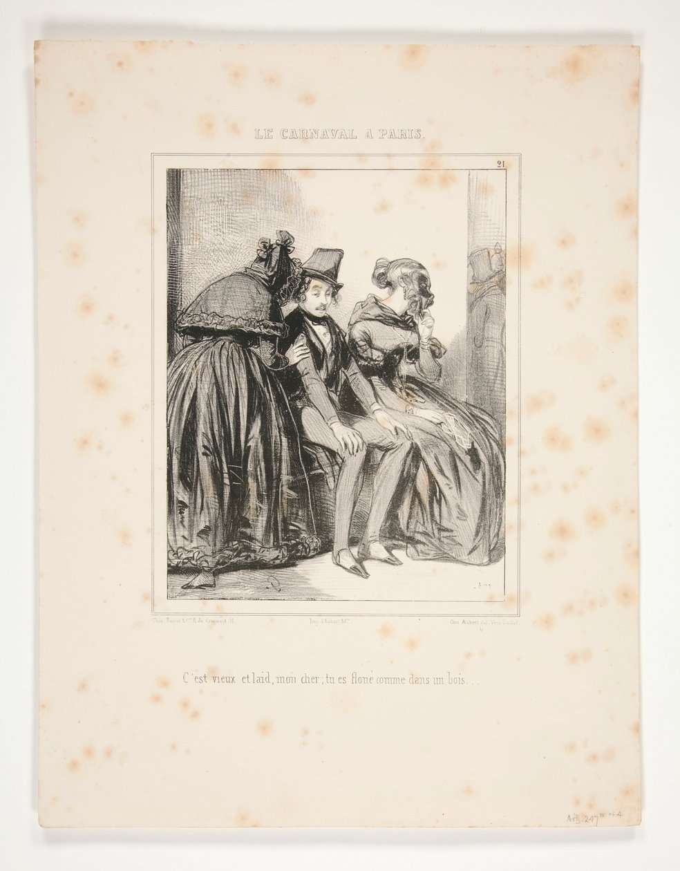 Maskenball von Paul Gavarni
