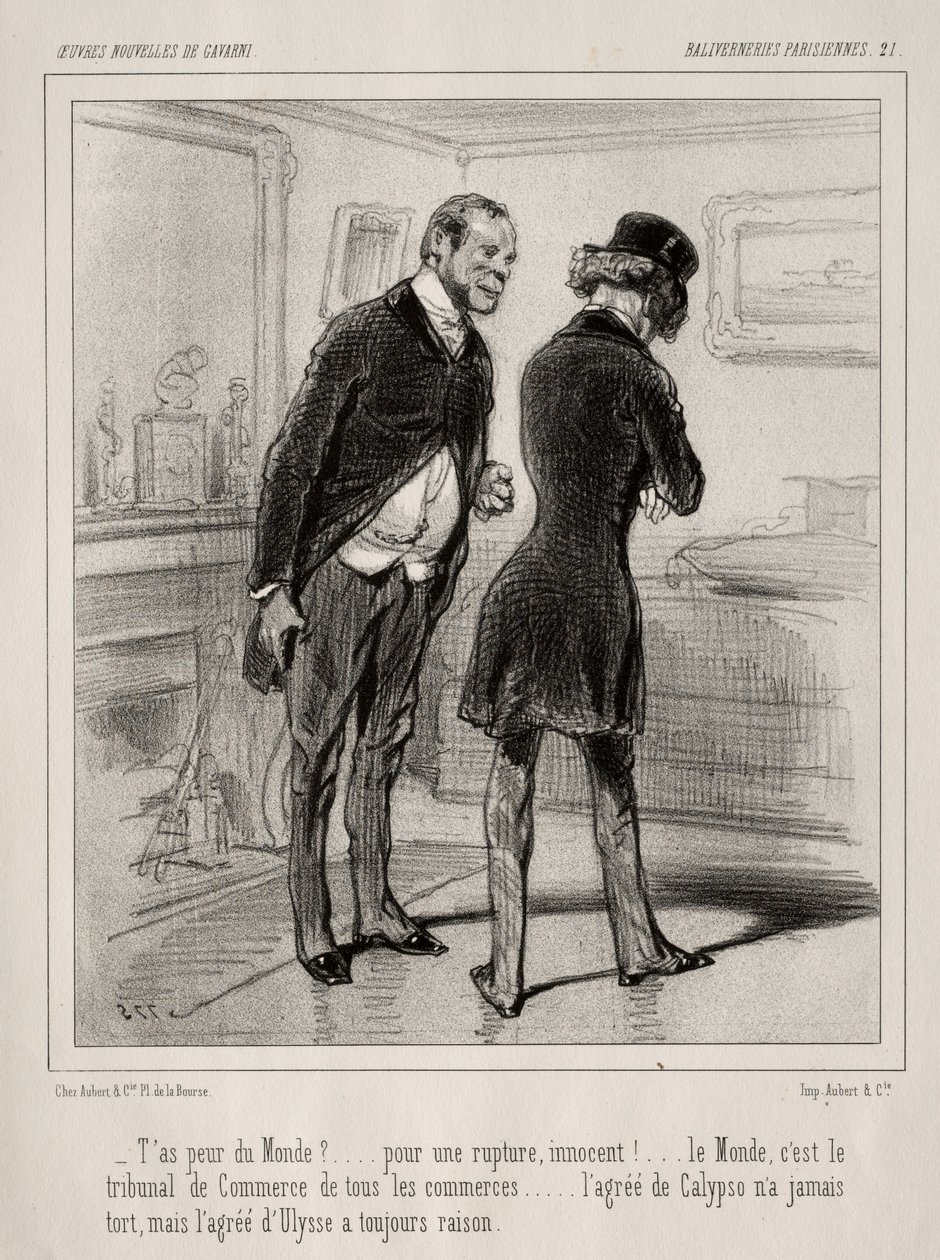 Baliverneries Parisiennes von Paul Gavarni