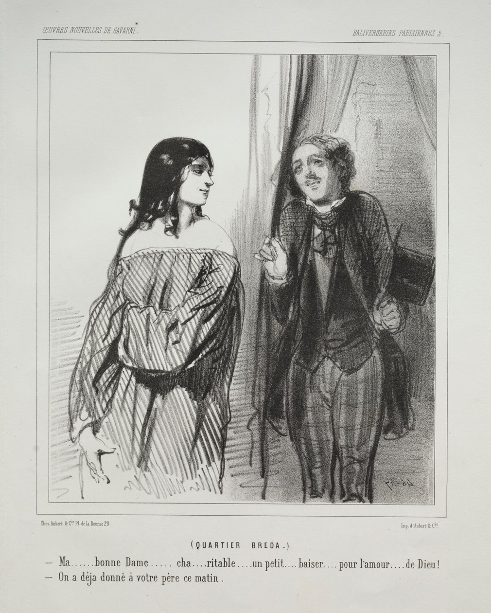 Baliverneries Parisiennes von Paul Gavarni