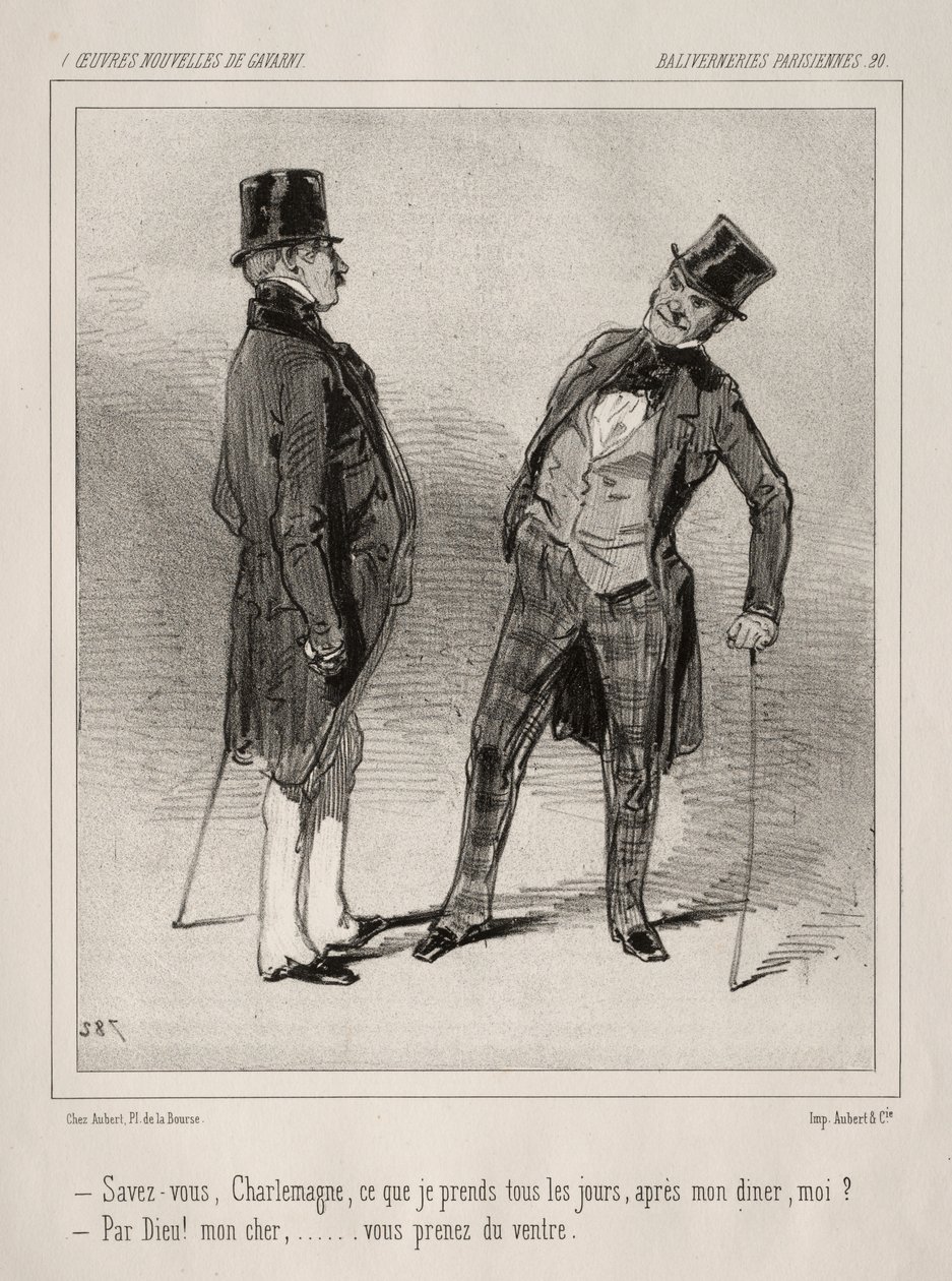 Baliverneries Parisiennes von Paul Gavarni