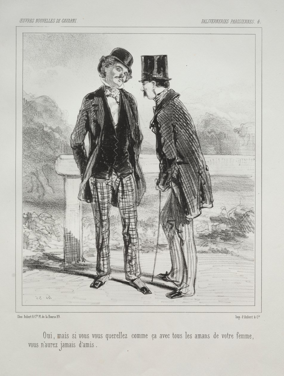 Baliverneries Parisiennes von Paul Gavarni