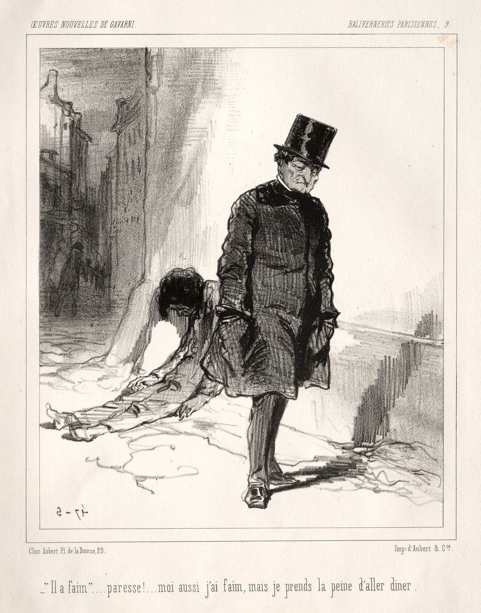 Baliverneries Parisiennes von Paul Gavarni