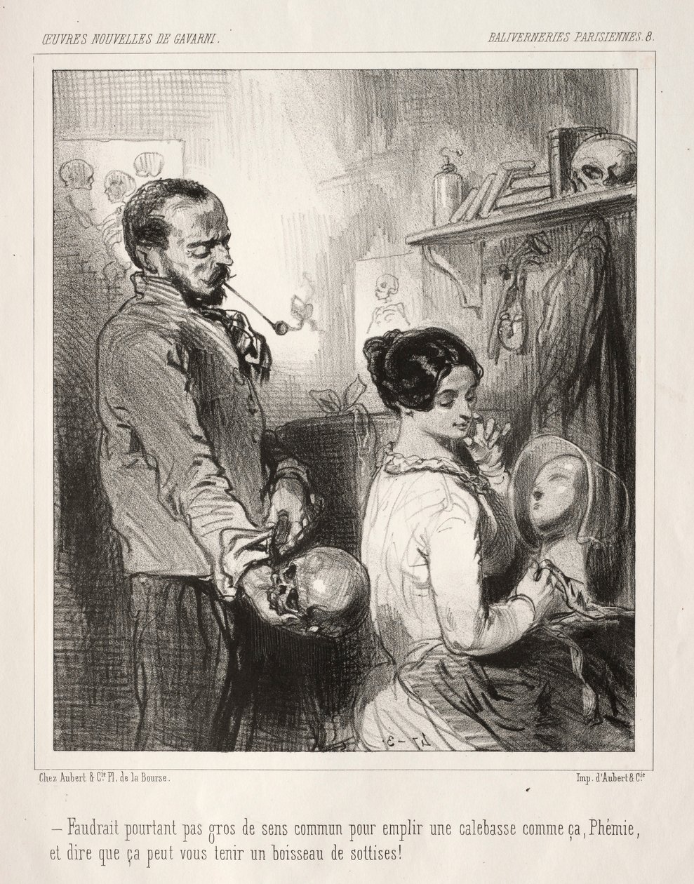 Baliverneries Parisiennes von Paul Gavarni