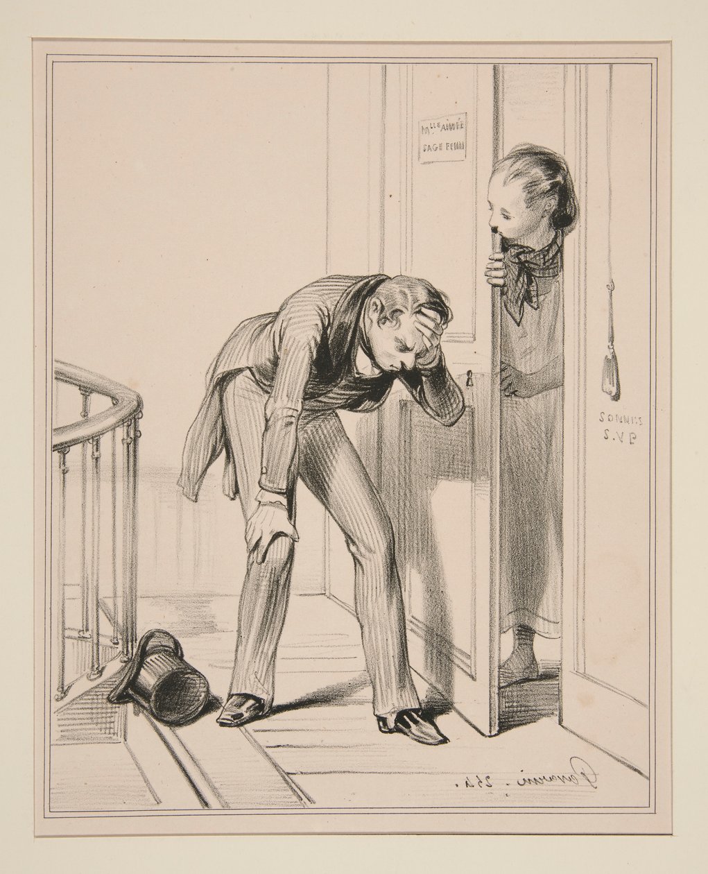 Buckel der Neugier von Paul Gavarni