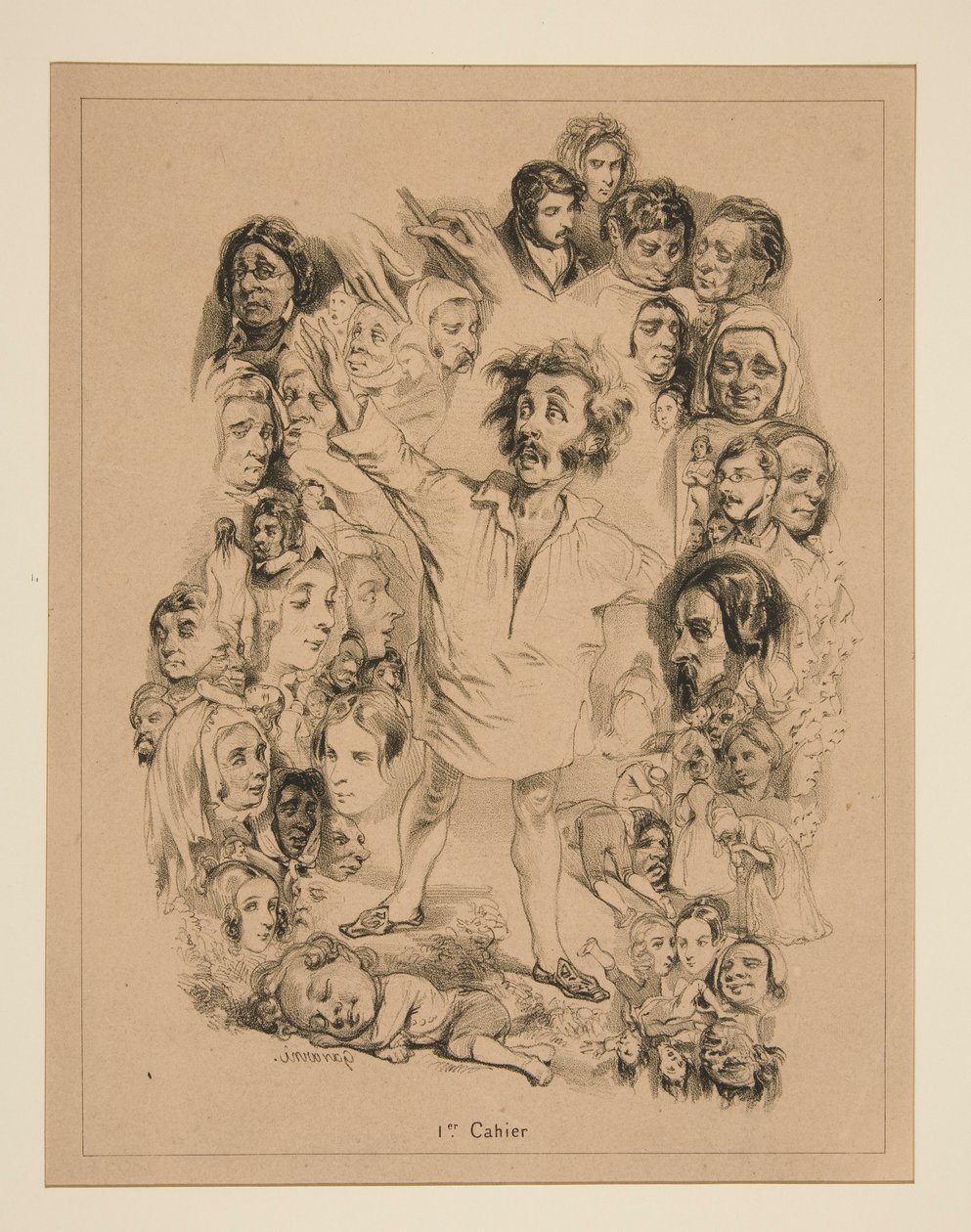 CAUCHEMAR. von Paul Gavarni