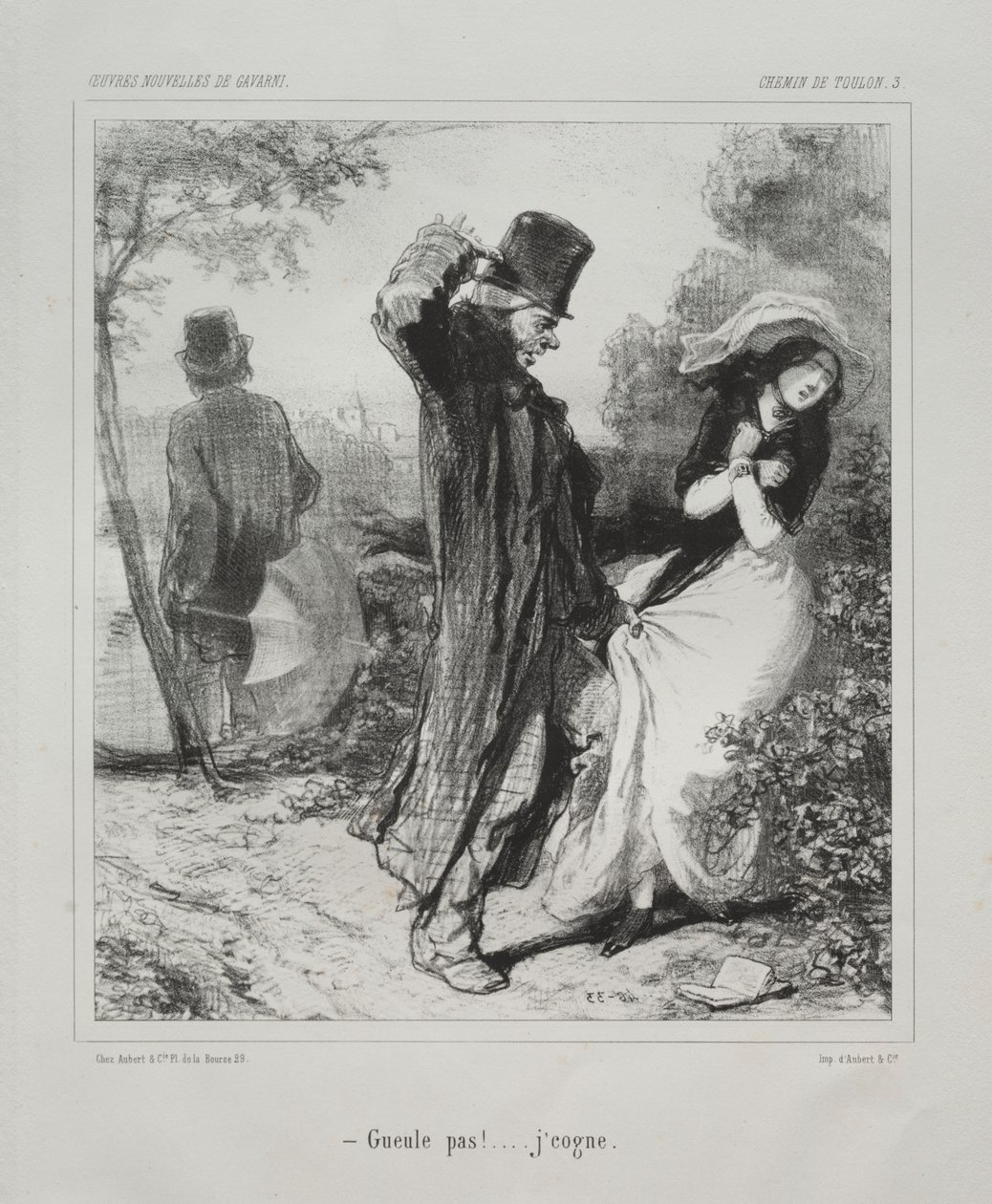 Chemin de Toulon von Paul Gavarni