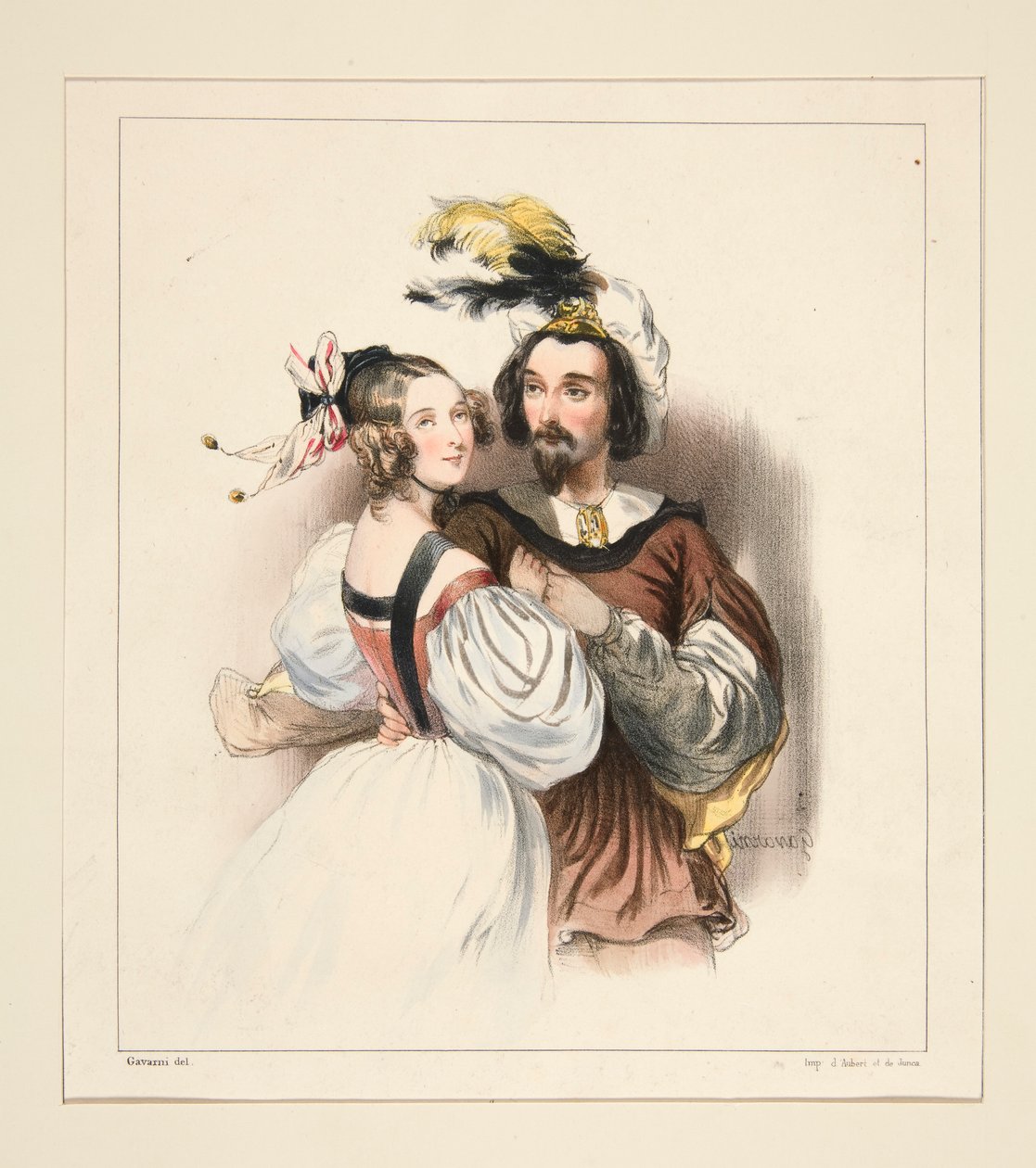 Februar von Paul Gavarni
