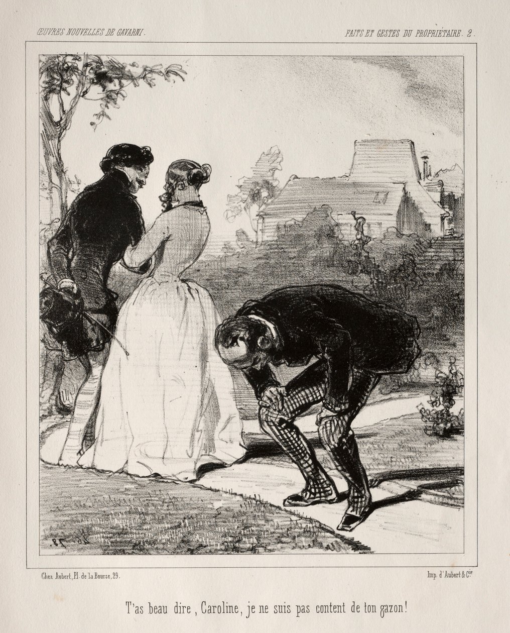 Faite et Gestes du Propriétaire von Paul Gavarni