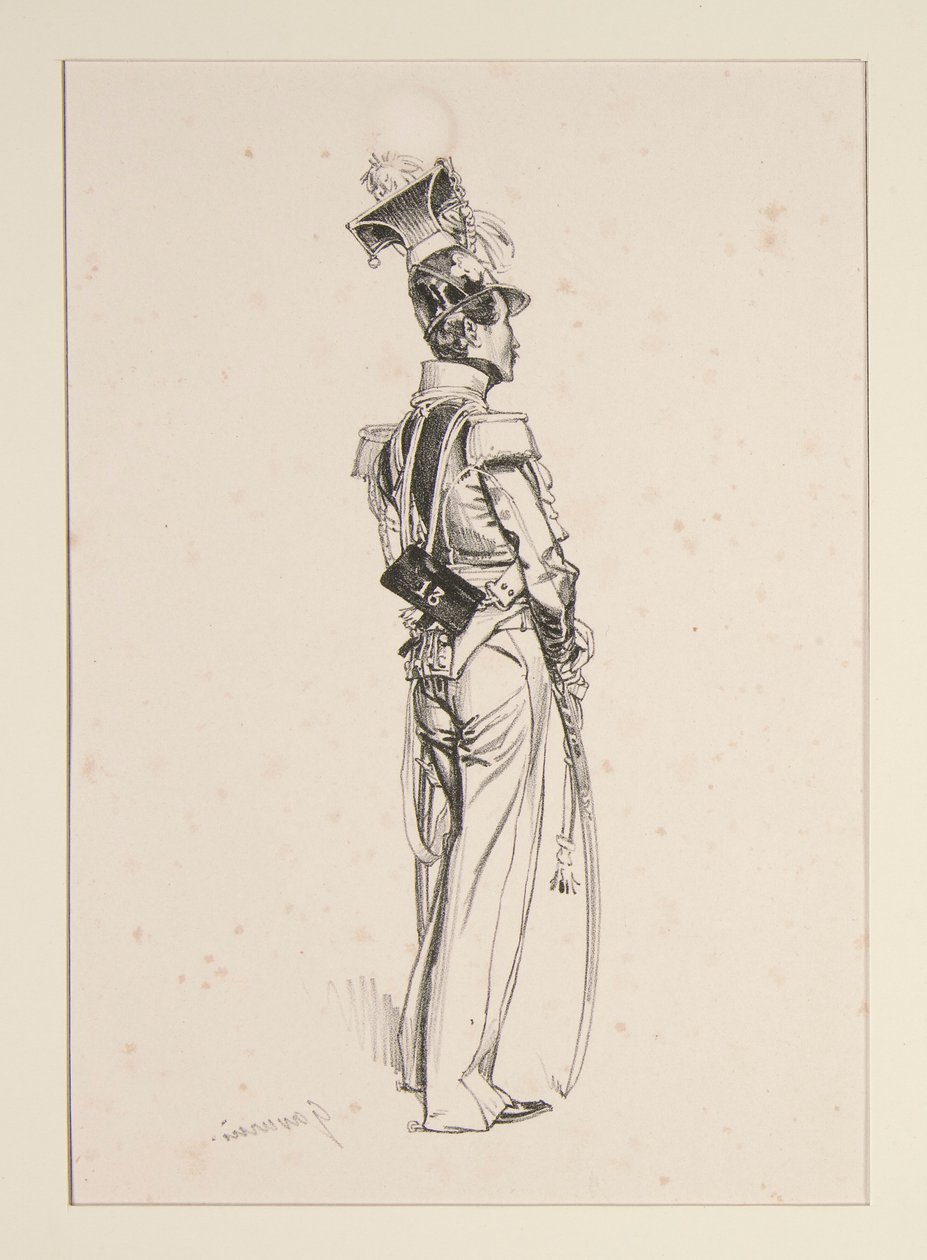 GARDE NATIONAL zu Pferd von Paul Gavarni