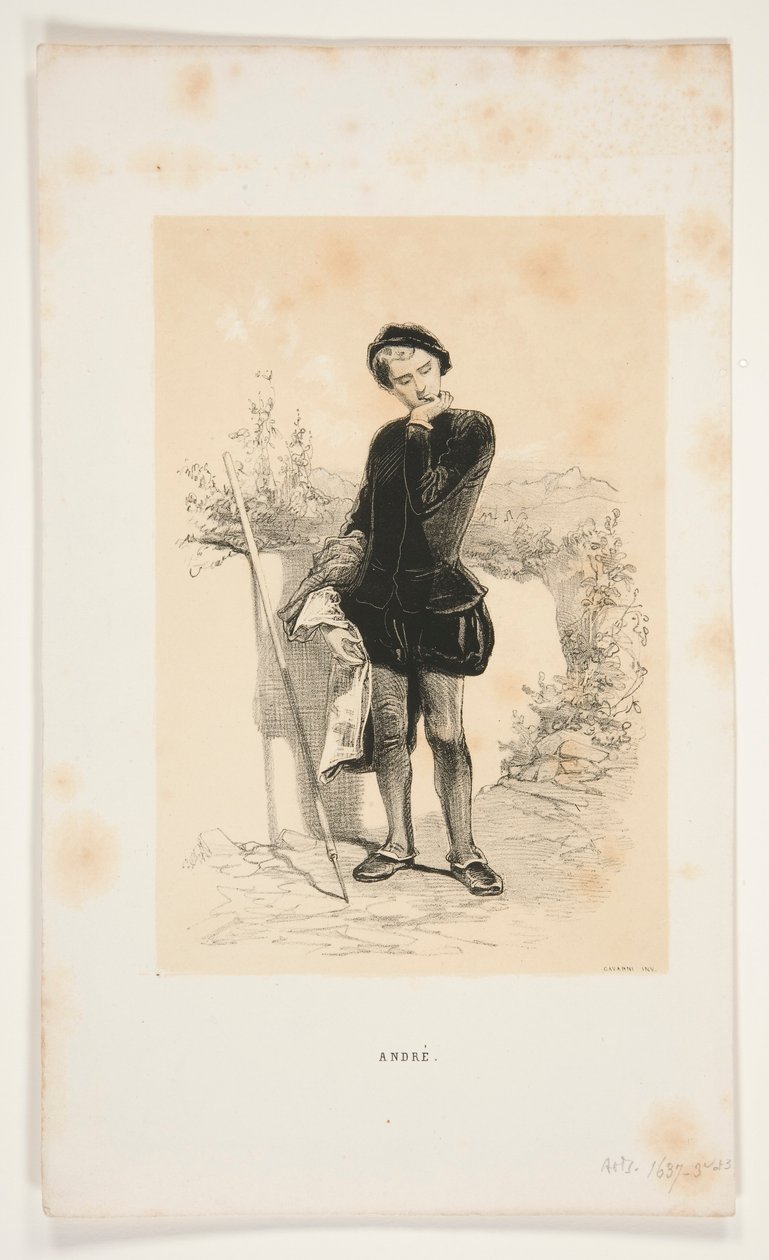 HENRI IV ALS KIND. von Paul Gavarni