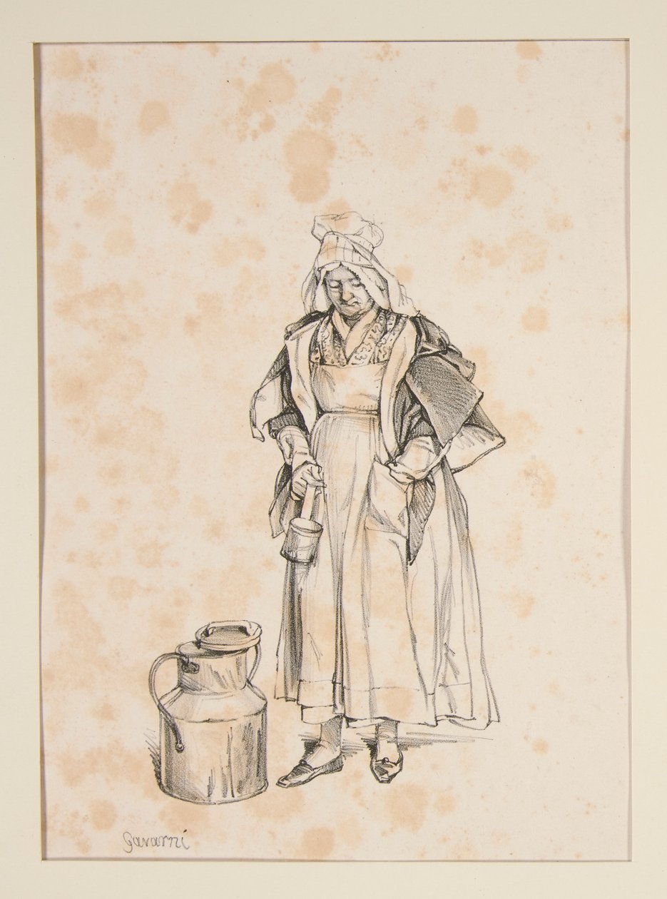 Milchfrau von Paul Gavarni