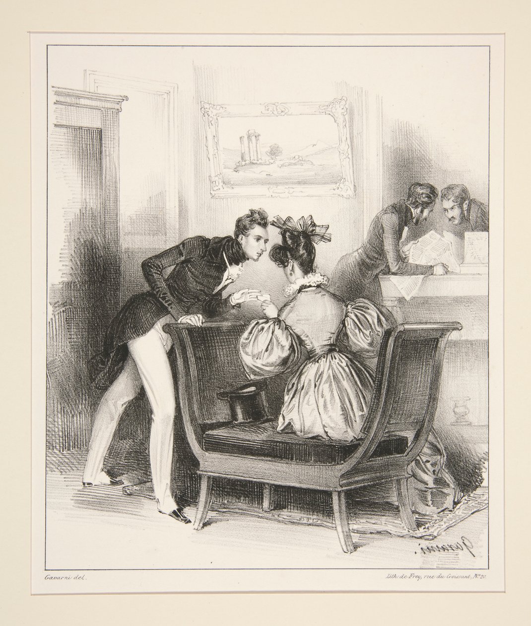 Das Eis von Paul Gavarni