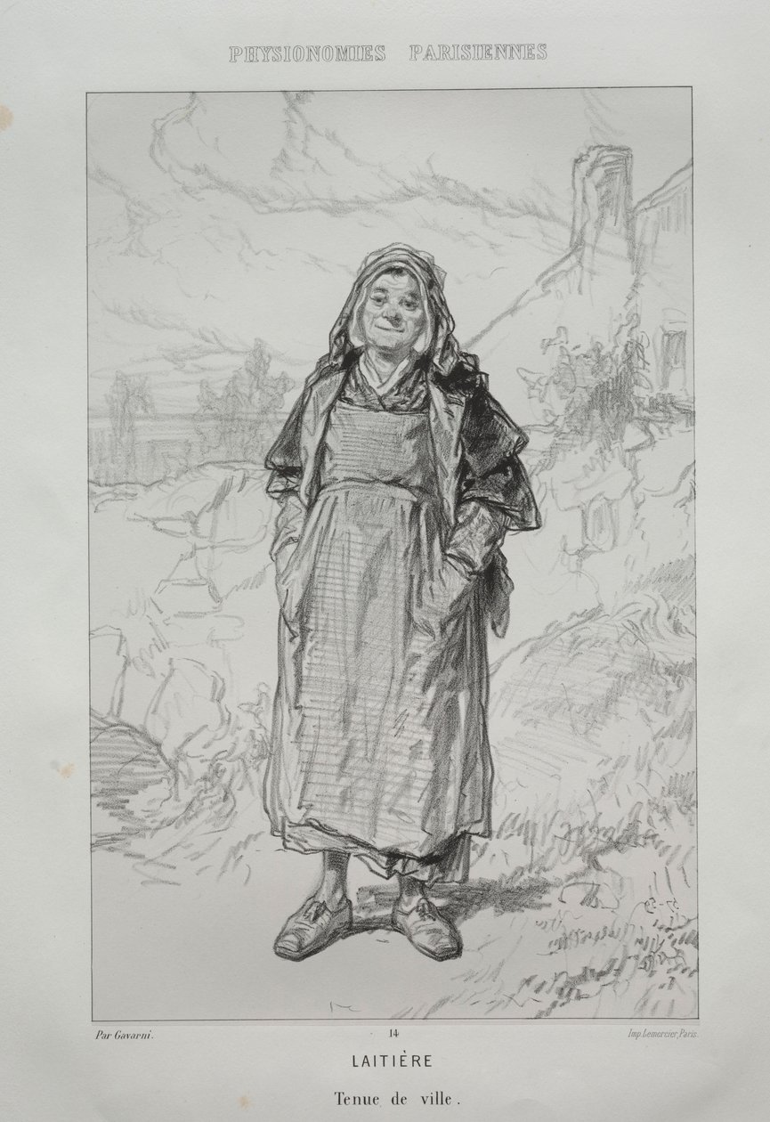 Laitière von Paul Gavarni