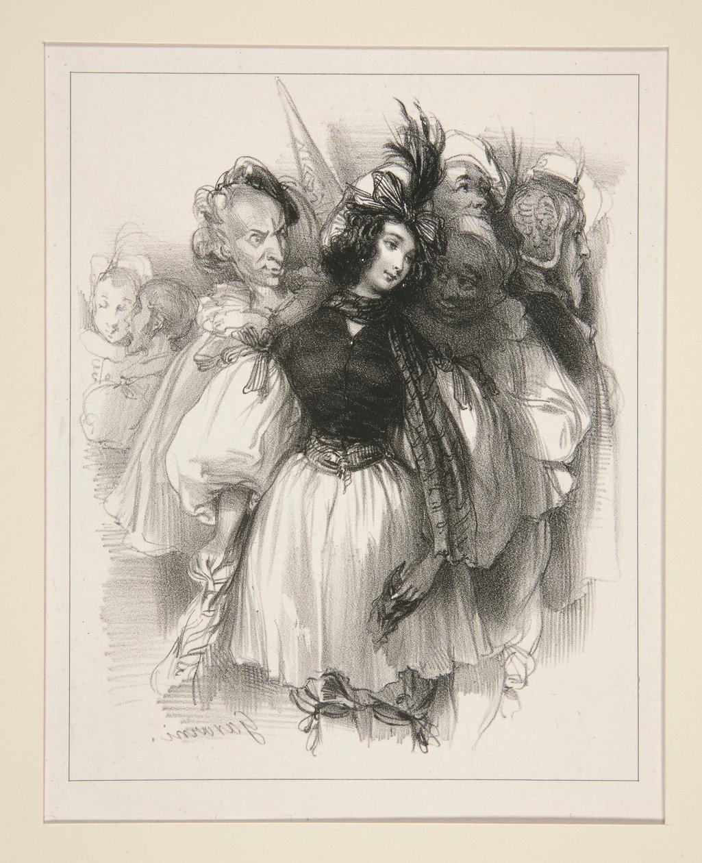 Der Maskenball von Paul Gavarni