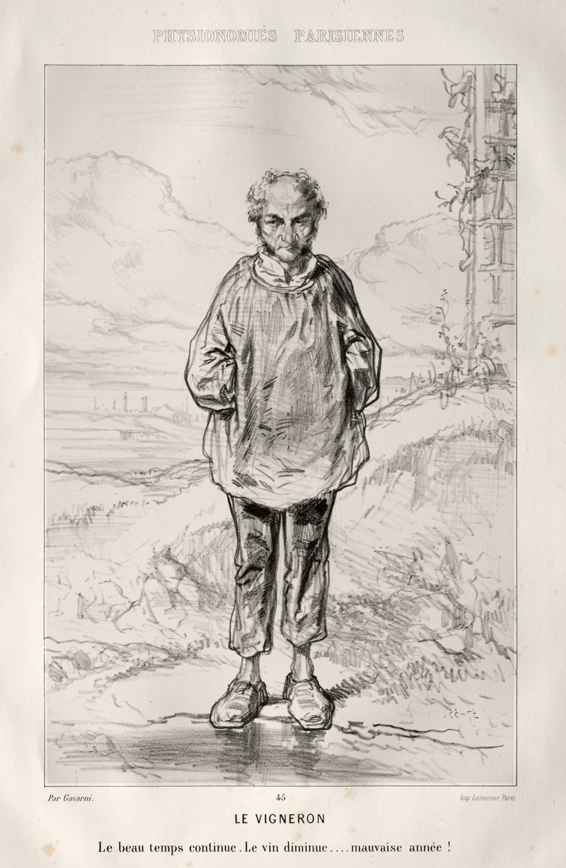 Der Winzer von Paul Gavarni