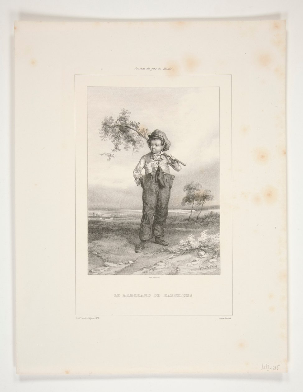 Le marchand de hannetons von Paul Gavarni