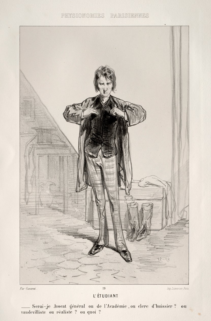 Der Student von Paul Gavarni