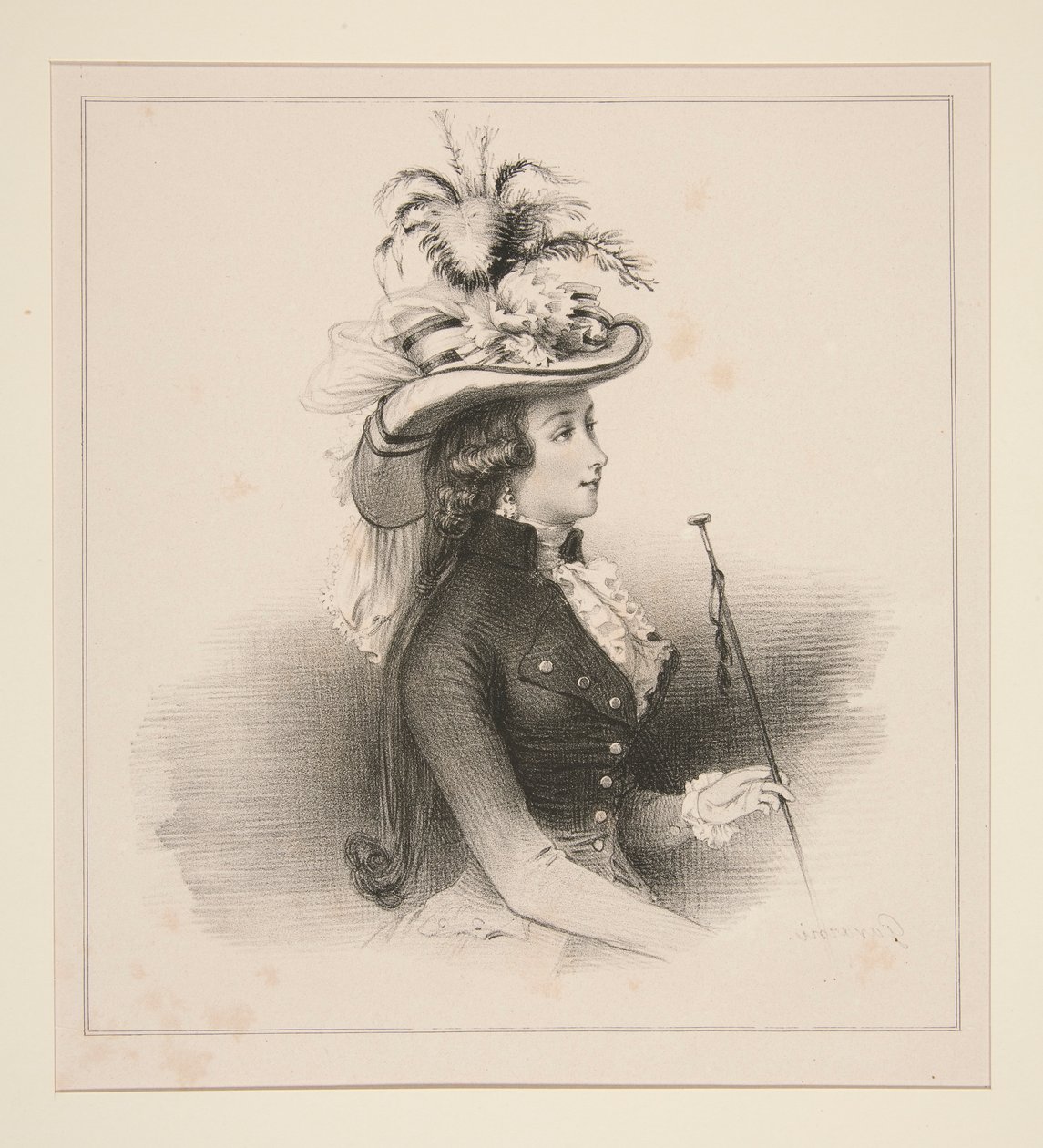 MODES DE PARIS EN 1787 von Paul Gavarni