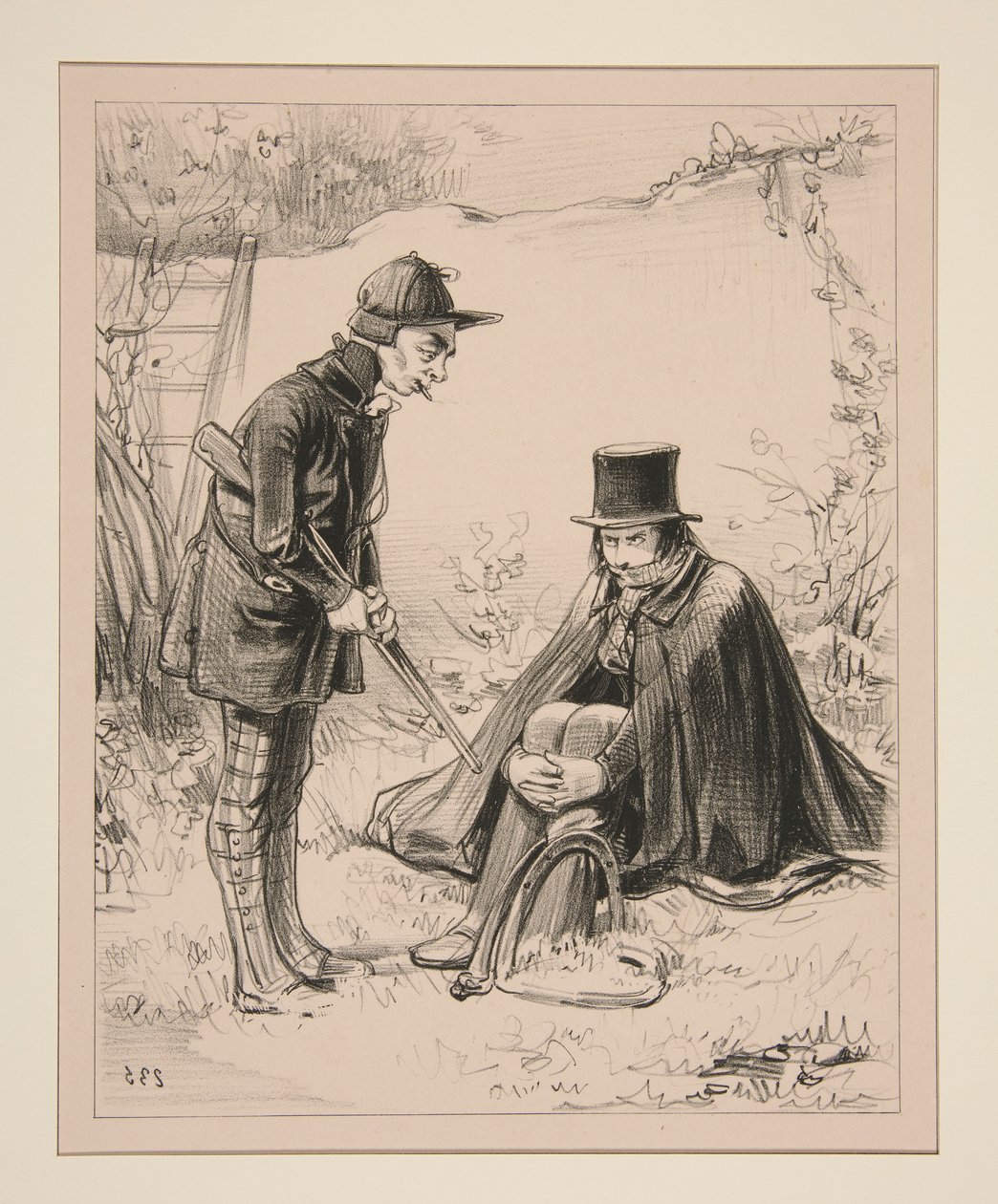 Herr Adrien, junger Mann aus der Nachbarschaft, s von Paul Gavarni