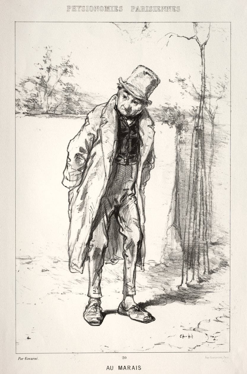Physionomies Parisienne: Im Marais von Paul Gavarni